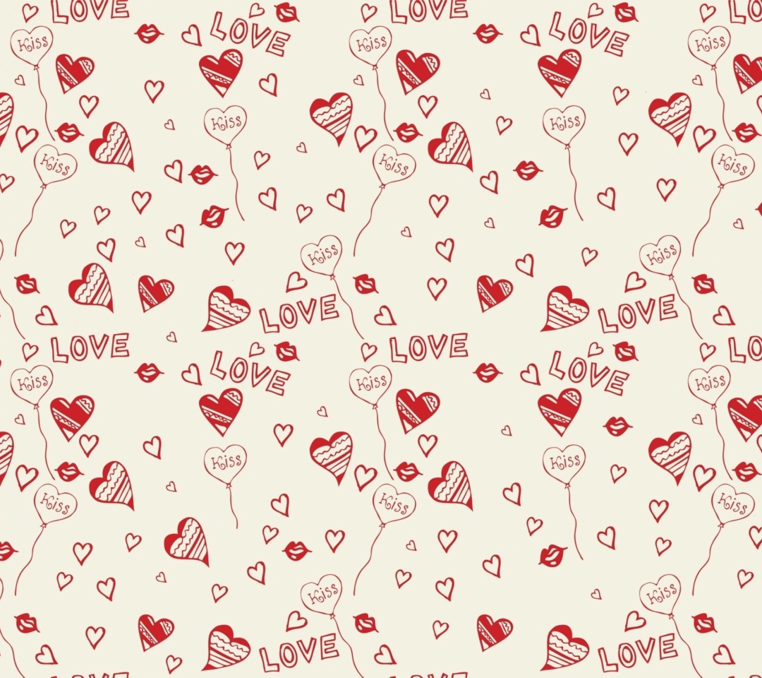 Das Love And Kiss Wallpaper 1080x960