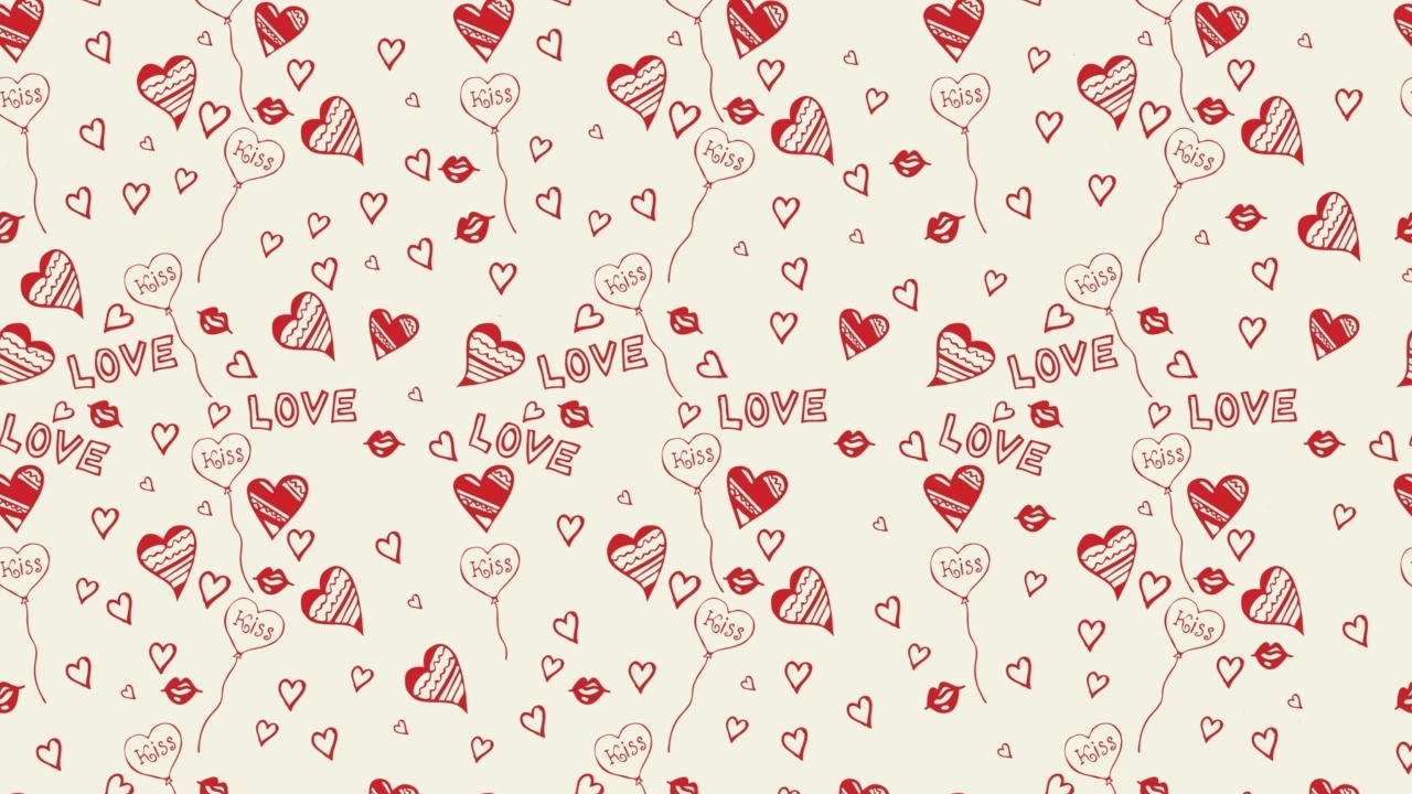 Das Love And Kiss Wallpaper 1280x720