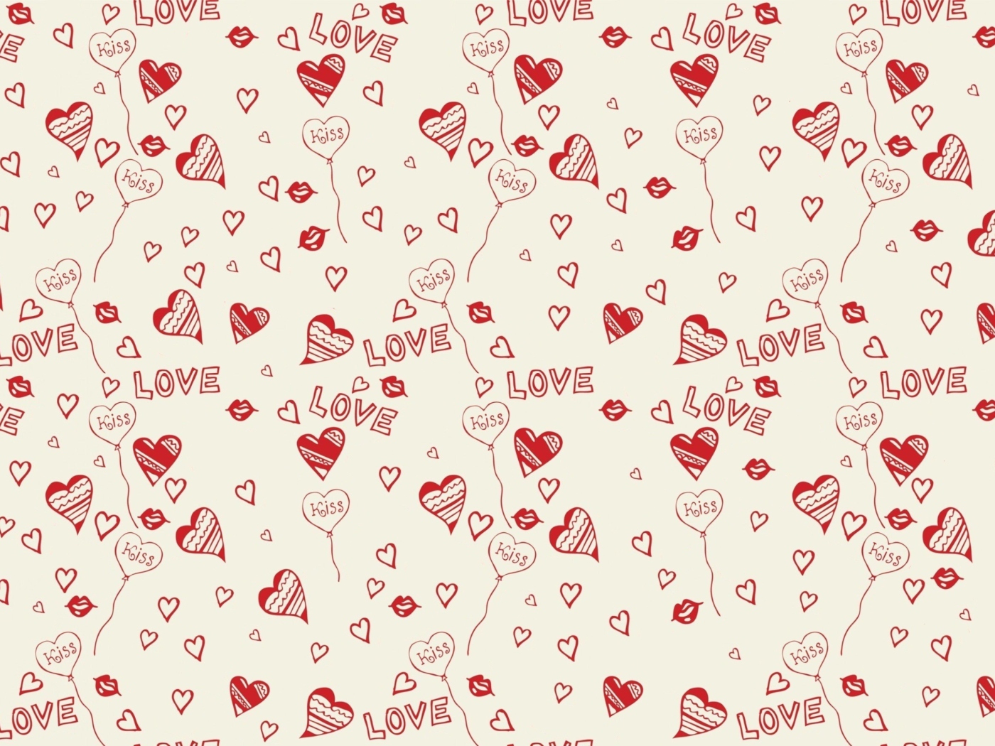 Love And Kiss wallpaper 1400x1050