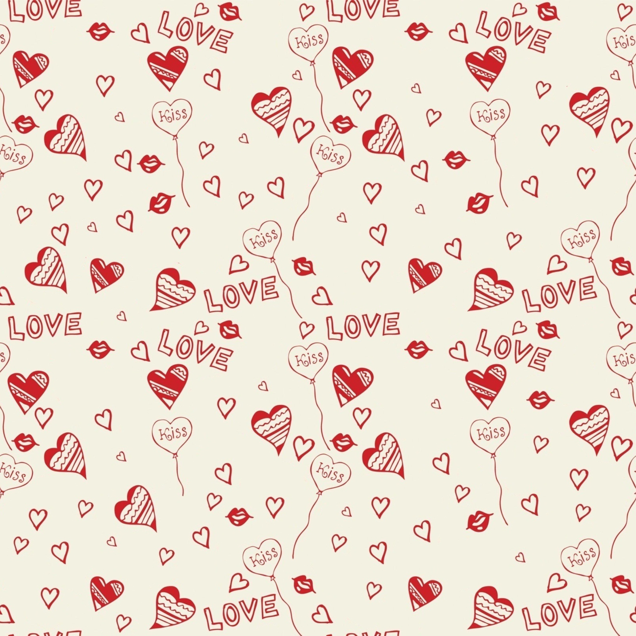 Screenshot №1 pro téma Love And Kiss 2048x2048