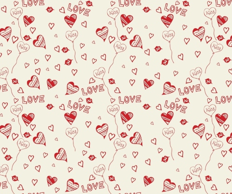 Das Love And Kiss Wallpaper 480x400