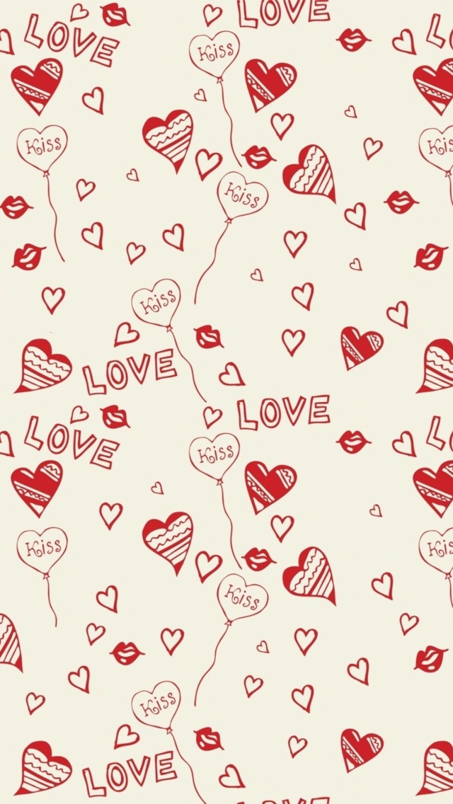 Love And Kiss wallpaper 640x1136
