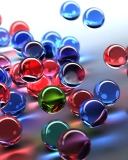 3D Color Bubbles wallpaper 128x160