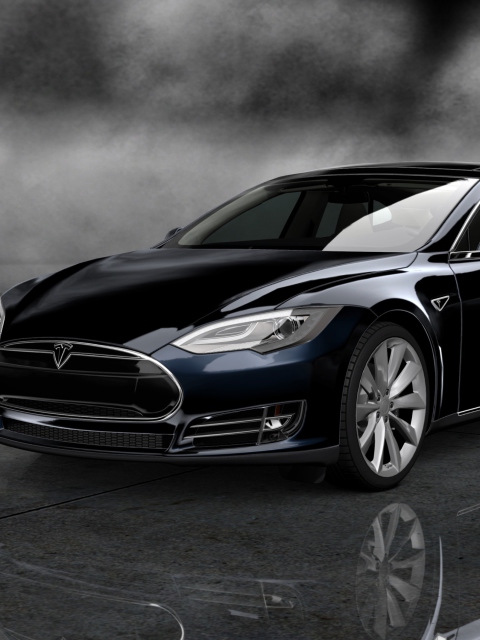 Fondo de pantalla Tesla S 480x640