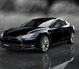 Tesla S - Obrázkek zdarma pro 128x128