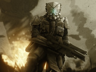 Screenshot №1 pro téma Warrior in Armor 320x240