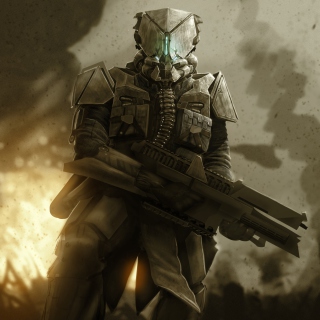 Warrior in Armor papel de parede para celular para iPad mini