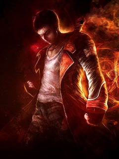 Обои Dante from Devil may cry 5 240x320