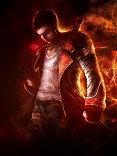 Fondo de pantalla Dante from Devil may cry 5 240x320