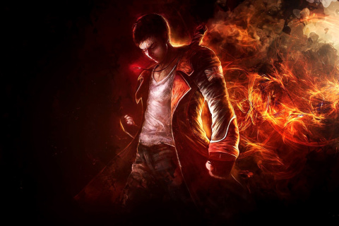 Dante from Devil may cry 5 wallpaper 480x320