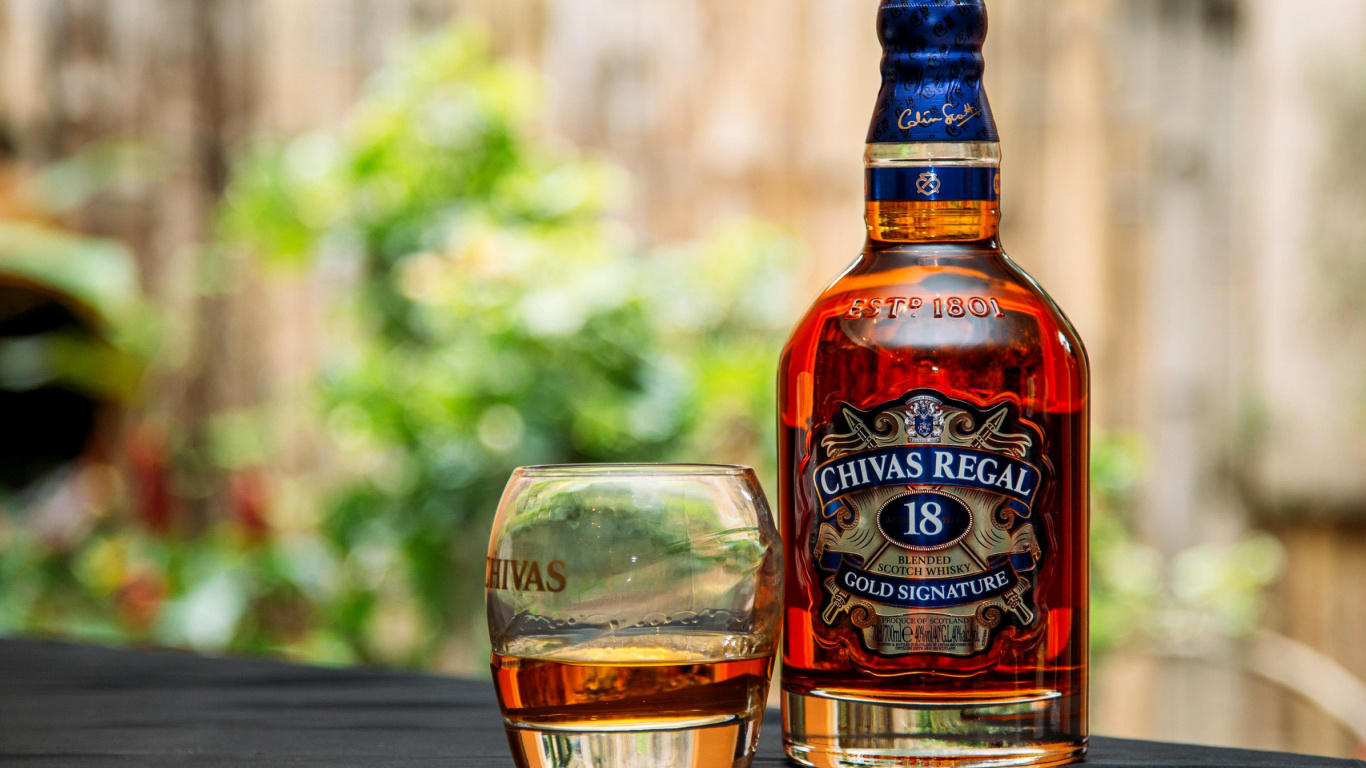 Chivas Regal 18 Year Old Whisky wallpaper 1366x768