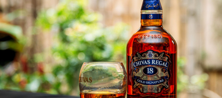 Das Chivas Regal 18 Year Old Whisky Wallpaper 720x320