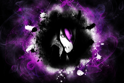 Fondo de pantalla Emo DtyleColor 480x320