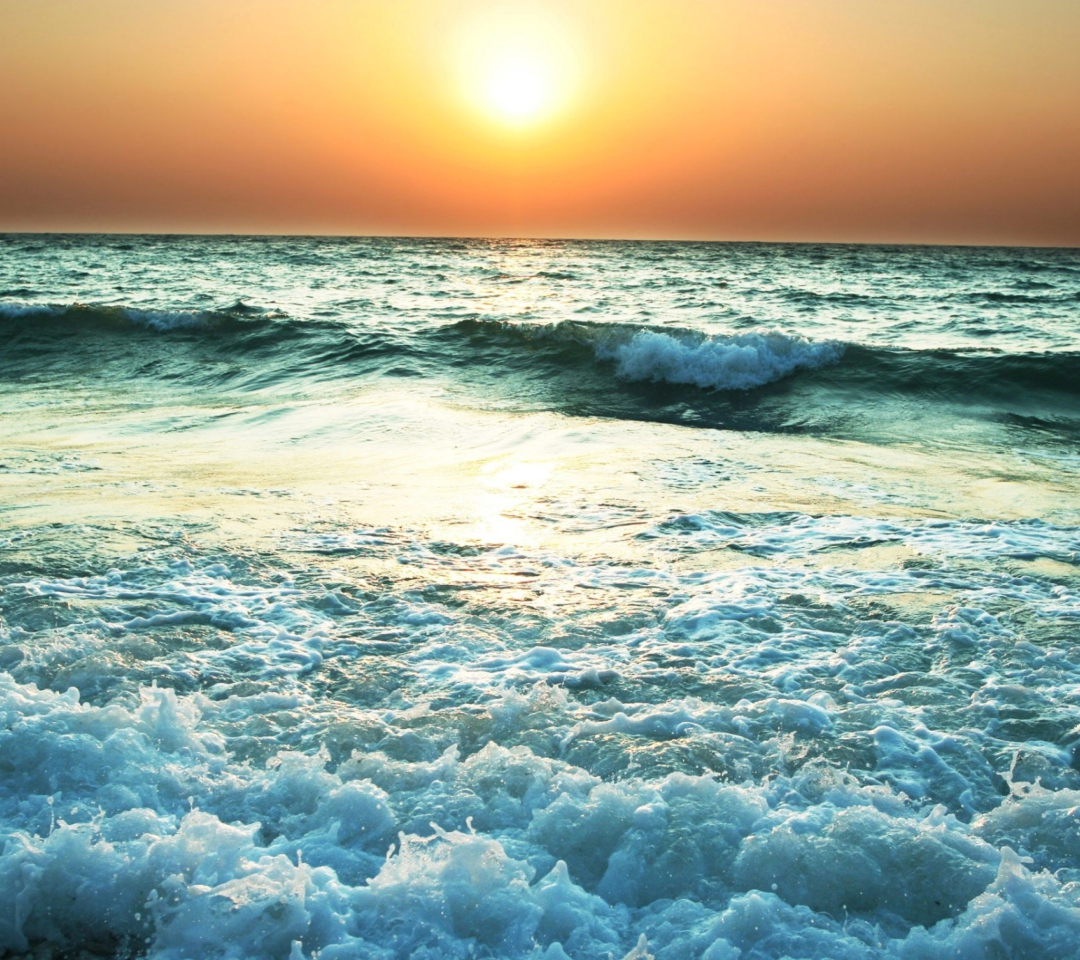 Sunset And Sea screenshot #1 1080x960