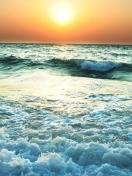 Sunset And Sea screenshot #1 132x176