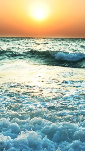Sunset And Sea wallpaper 360x640