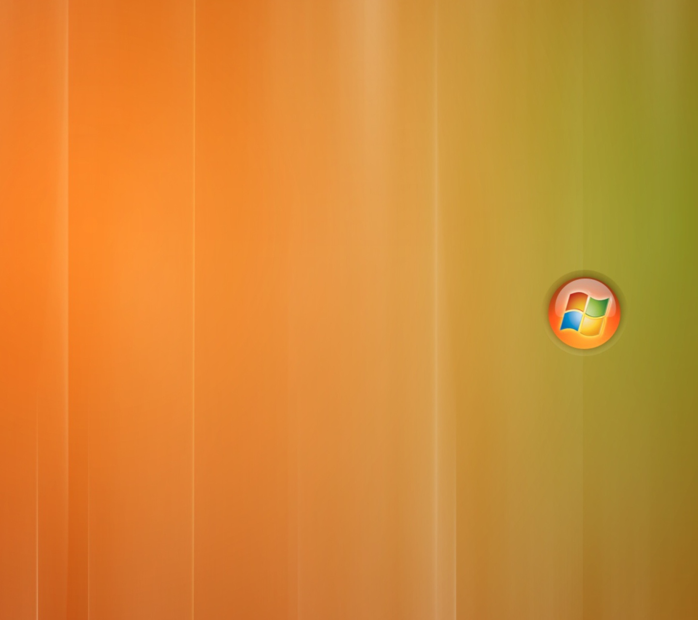 Das Orange Windows Wallpaper 1440x1280