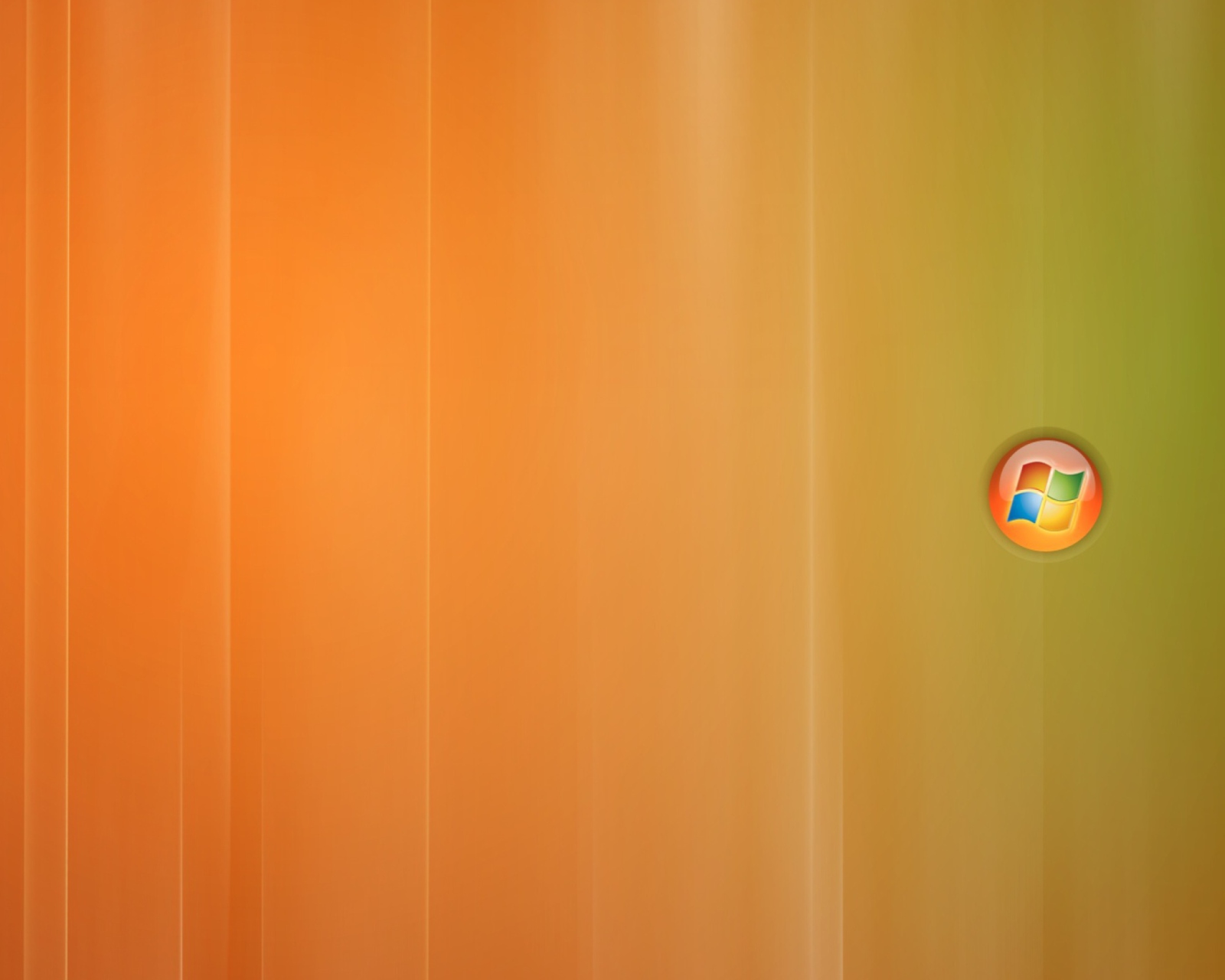 Das Orange Windows Wallpaper 1600x1280