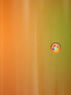 Fondo de pantalla Orange Windows 240x320