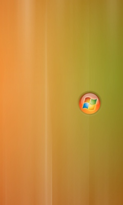 Fondo de pantalla Orange Windows 240x400