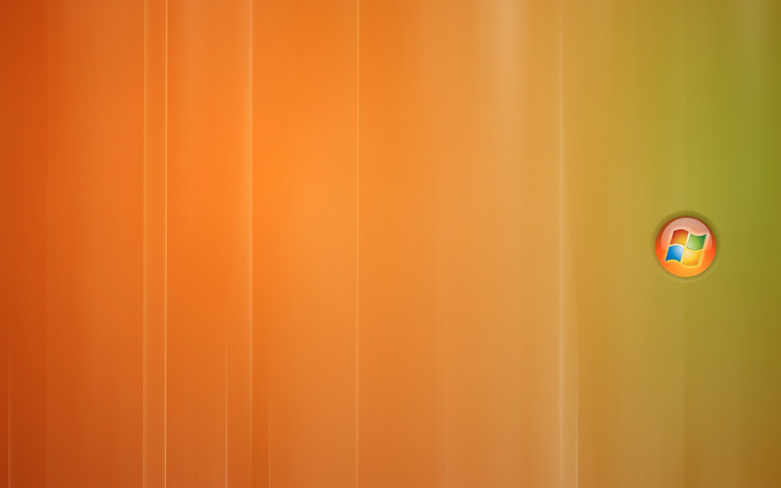 Das Orange Windows Wallpaper 2560x1600