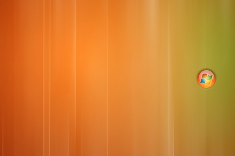 Fondo de pantalla Orange Windows 480x320