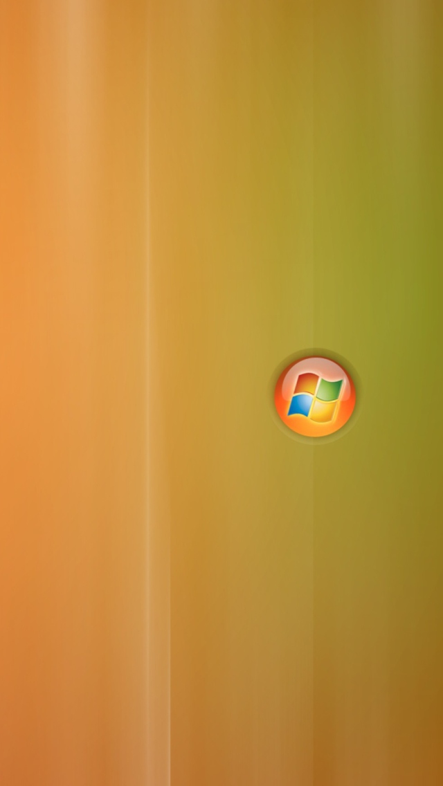 Fondo de pantalla Orange Windows 640x1136