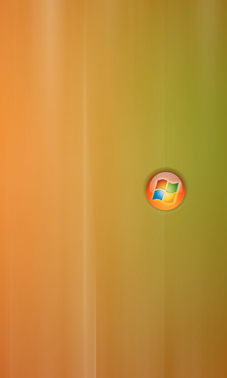 Обои Orange Windows 768x1280