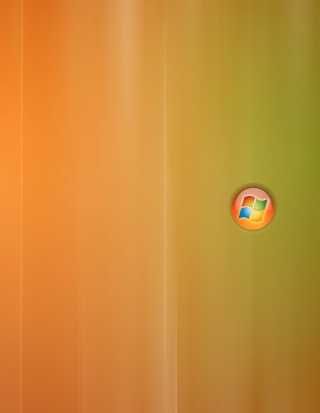 Orange Windows - Obrázkek zdarma pro iPhone XR