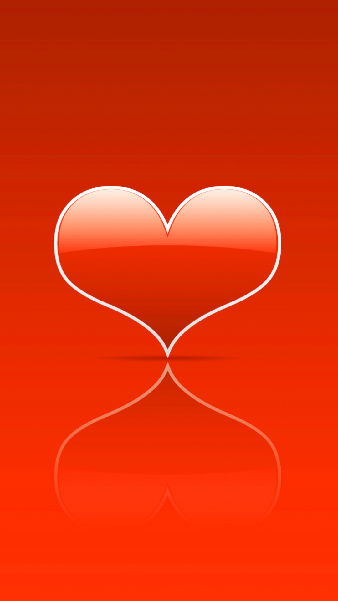 Red Heart wallpaper 1080x1920