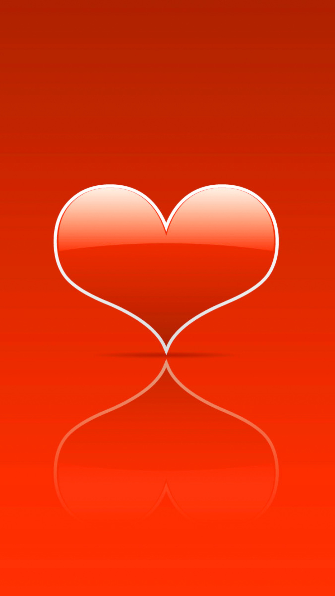 Fondo de pantalla Red Heart 1080x1920