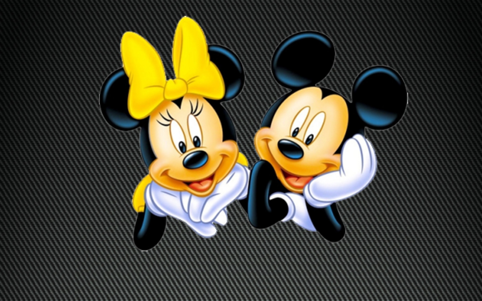 Screenshot №1 pro téma Mickey And Minnie 1680x1050