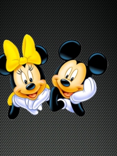 Das Mickey And Minnie Wallpaper 240x320