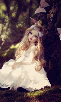 Beautiful Princess Doll wallpaper 240x400