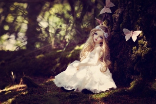 Beautiful Princess Doll Background for Android, iPhone and iPad