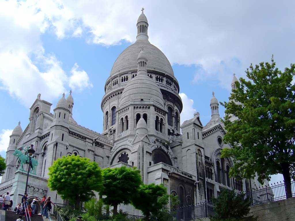 Обои Montmartre - Sacre Coeur 1024x768