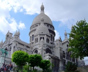 Fondo de pantalla Montmartre - Sacre Coeur 176x144