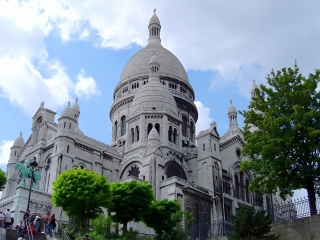 Screenshot №1 pro téma Montmartre - Sacre Coeur 320x240