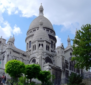 Kostenloses Montmartre - Sacre Coeur Wallpaper für Samsung B159 Hero Plus