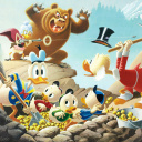 Screenshot №1 pro téma DuckTales, Scrooge McDuck, Huey, Dewey, and Louie 128x128