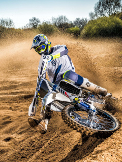 Motocross Rally wallpaper 240x320