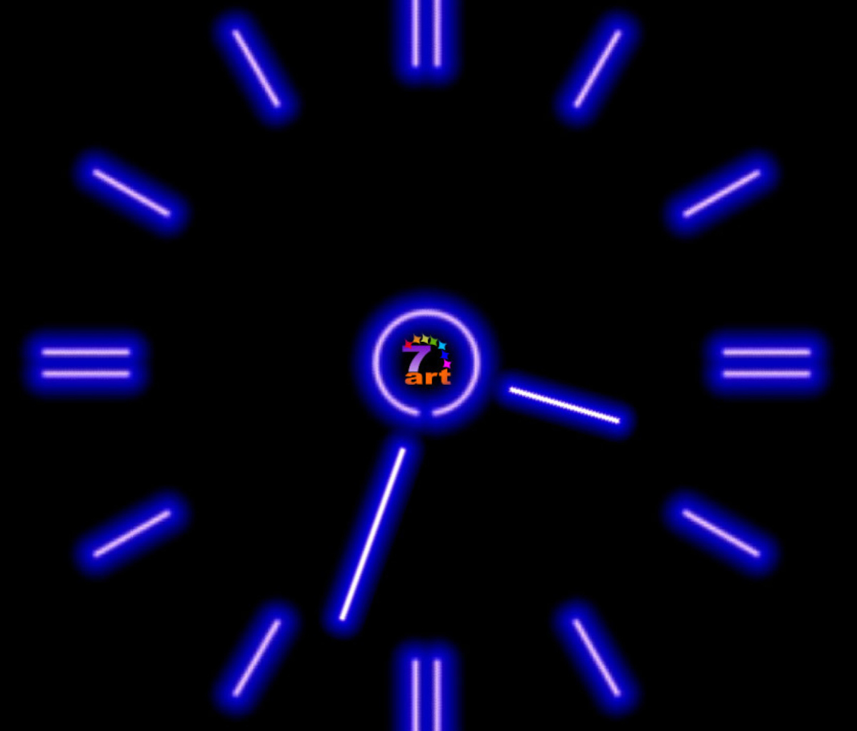 Screenshot №1 pro téma Wallpaper Clock 1200x1024