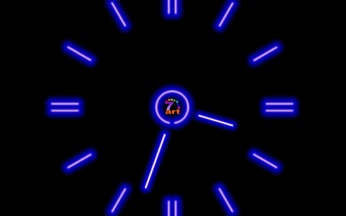 Screenshot №1 pro téma Wallpaper Clock 1440x900