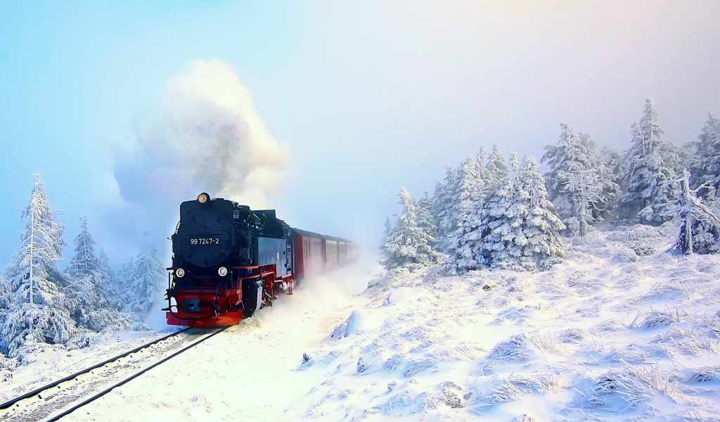 Screenshot №1 pro téma Winter Train Ride 1024x600