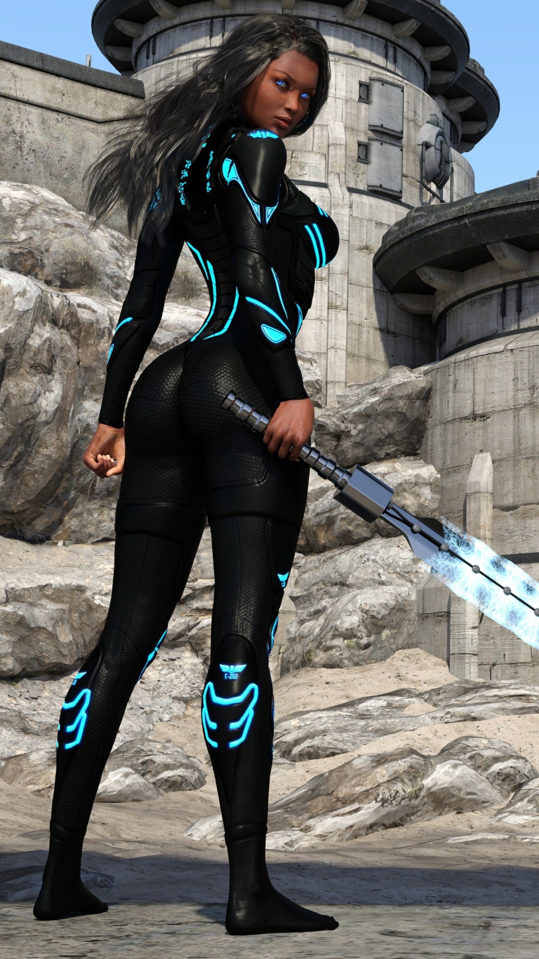 Kendra Warrior with sword screenshot #1 1080x1920