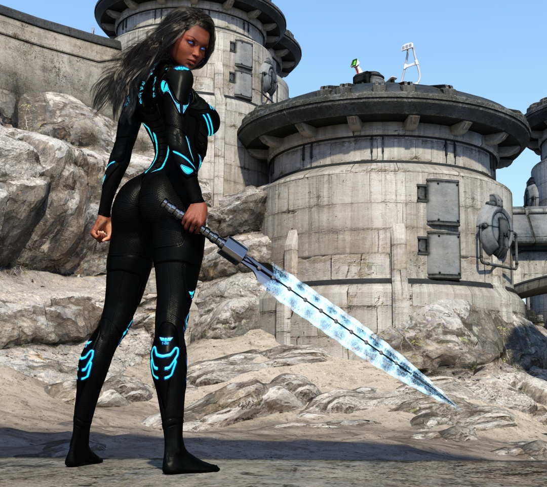 Kendra Warrior with sword screenshot #1 1080x960