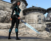 Screenshot №1 pro téma Kendra Warrior with sword 220x176