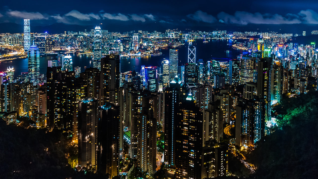 Das Victoria Peak Hong Kong Wallpaper 1280x720