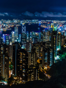 Fondo de pantalla Victoria Peak Hong Kong 132x176