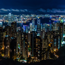 Fondo de pantalla Victoria Peak Hong Kong 208x208